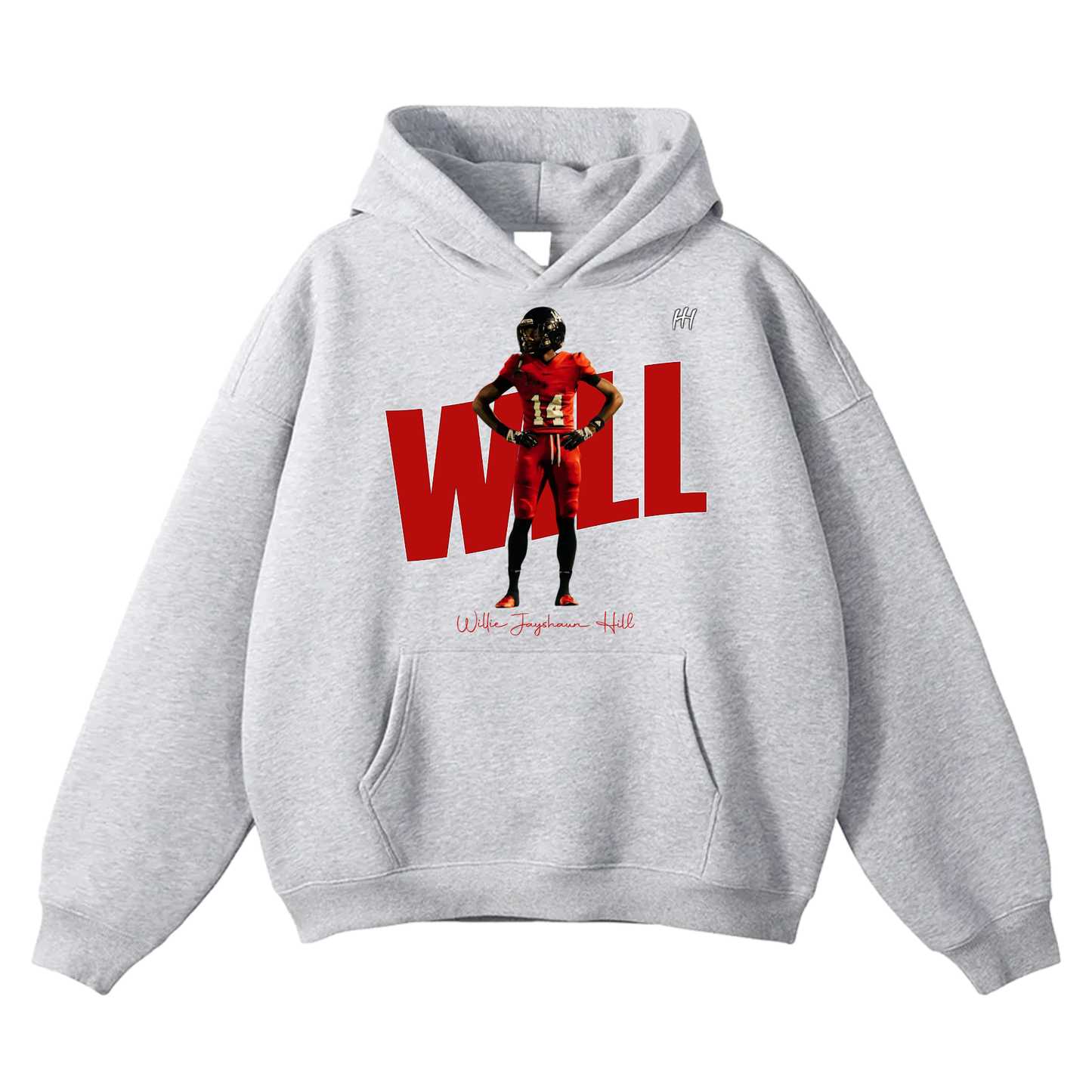 Willie Jayshaun Hill Oversize Fleeced Hoodie