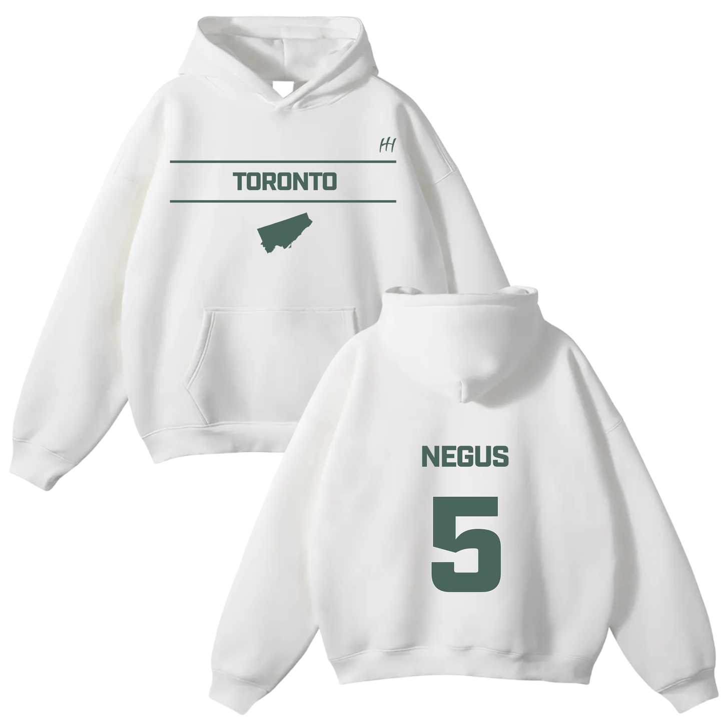 Negus Cooper Oversize Fleeced Hoodie