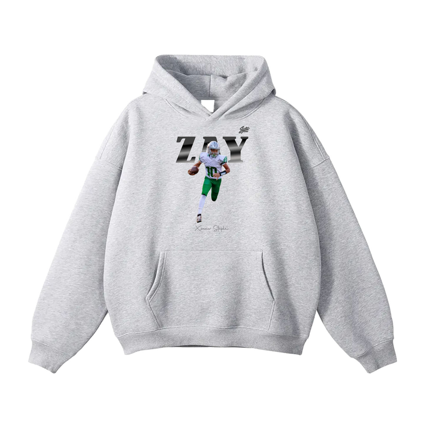 Xzavier Staple Oversize Fleeced Hoodie