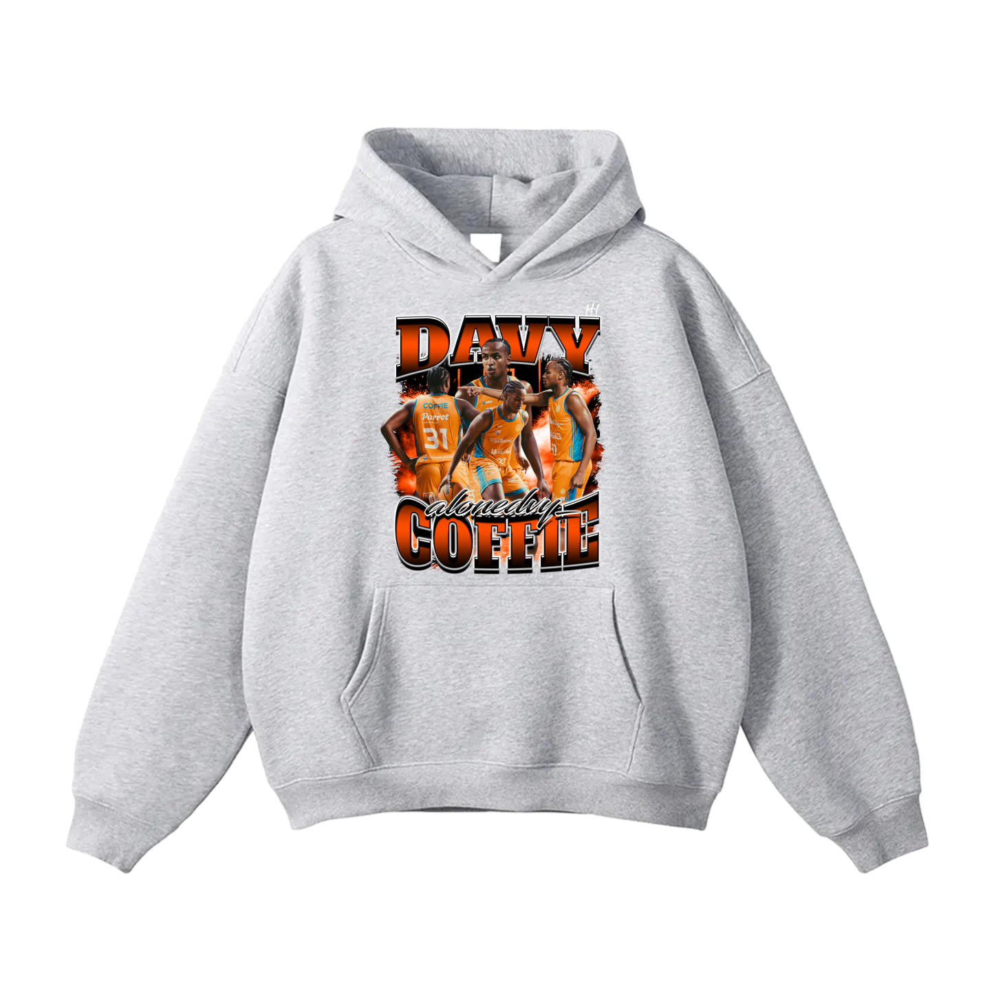 Davy Coffie Oversize Fleeced Hoodie