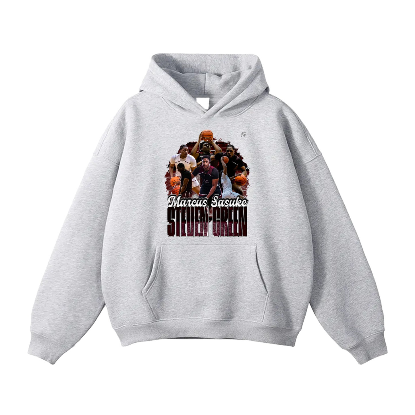 Marcus Sasuke-Steven Green Oversize Fleeced Hoodie