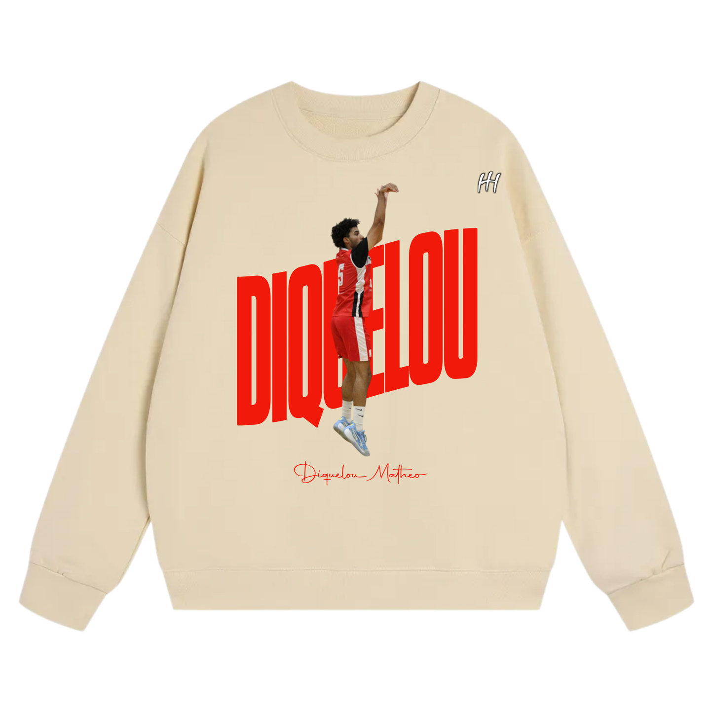 Diquelou Mathéo Heavyweight Crewneck Sweatshirt