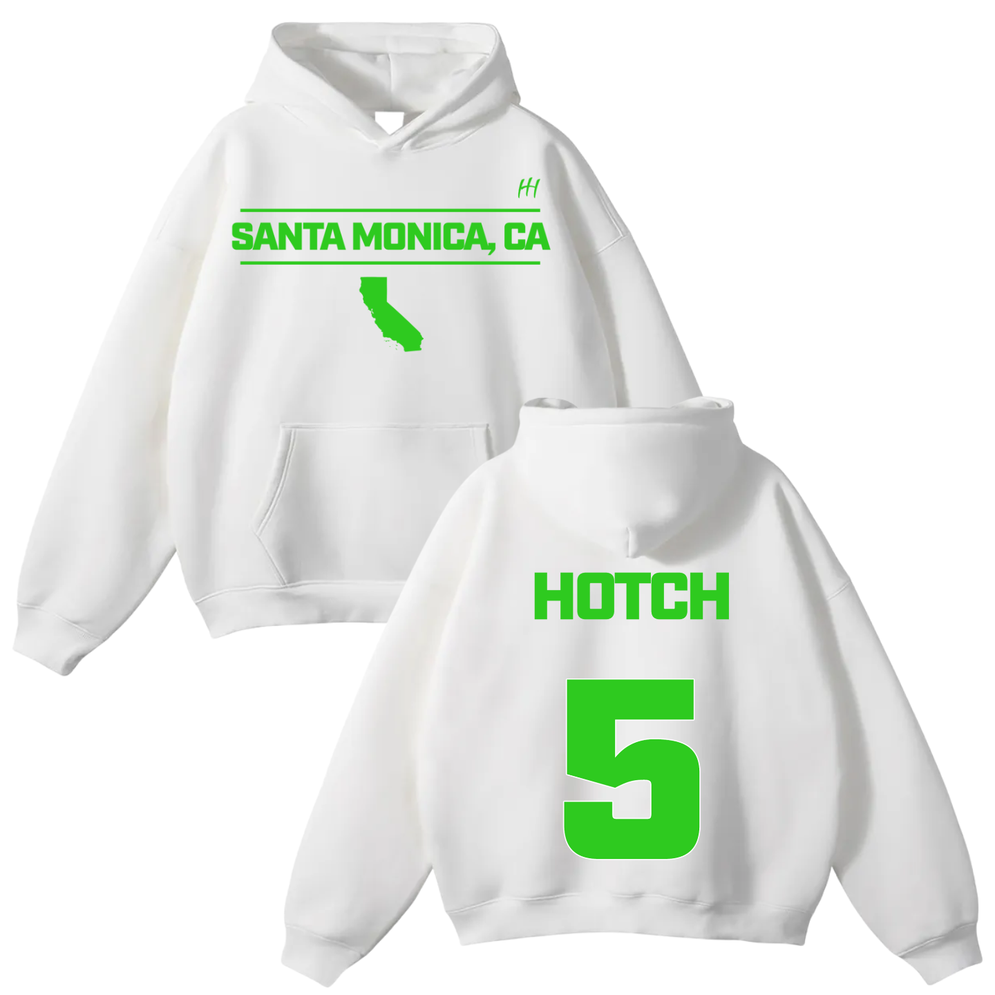 Eden Hotch Oversize Fleeced Hoodie