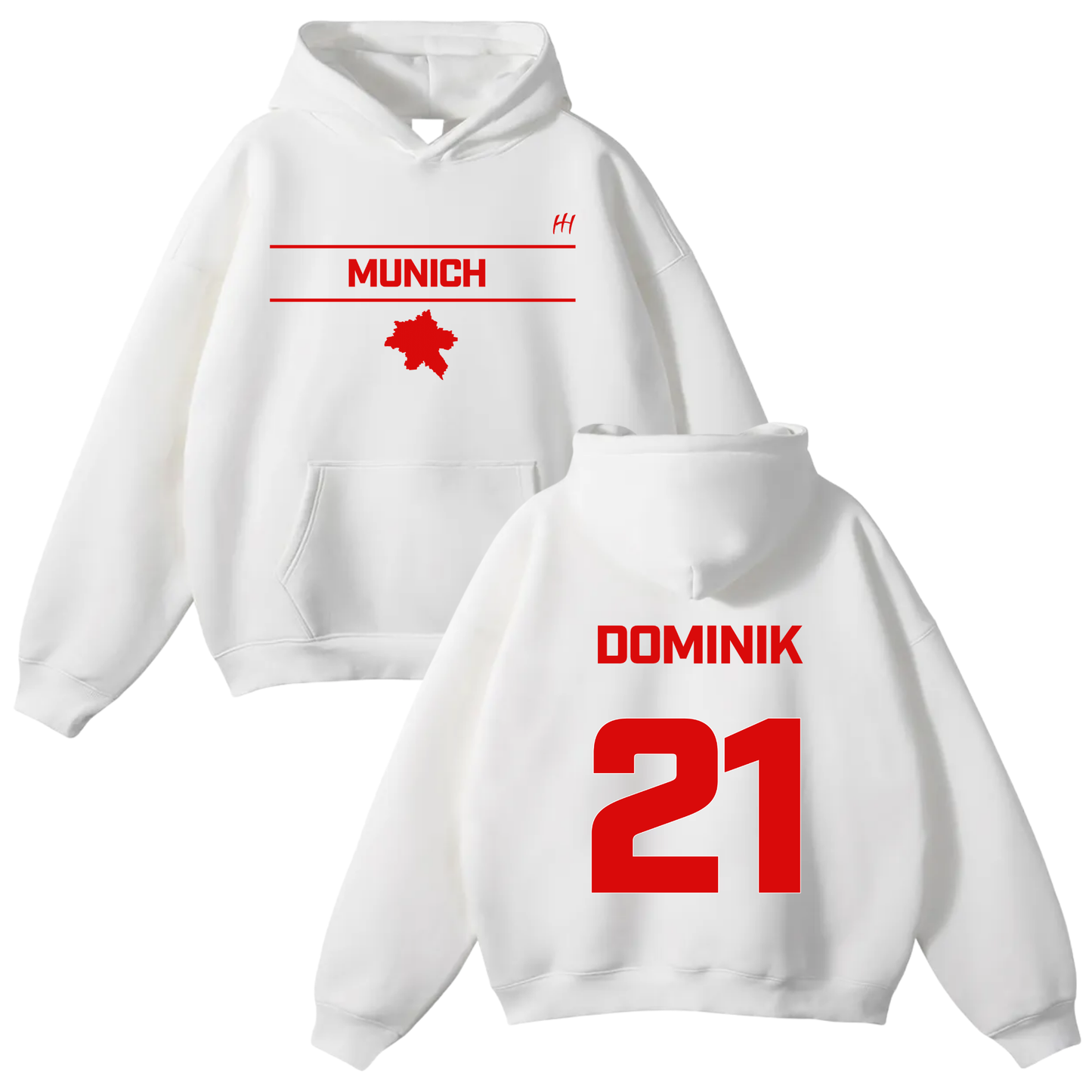 Dominik Valentin Hochadel Oversize Fleeced Hoodie