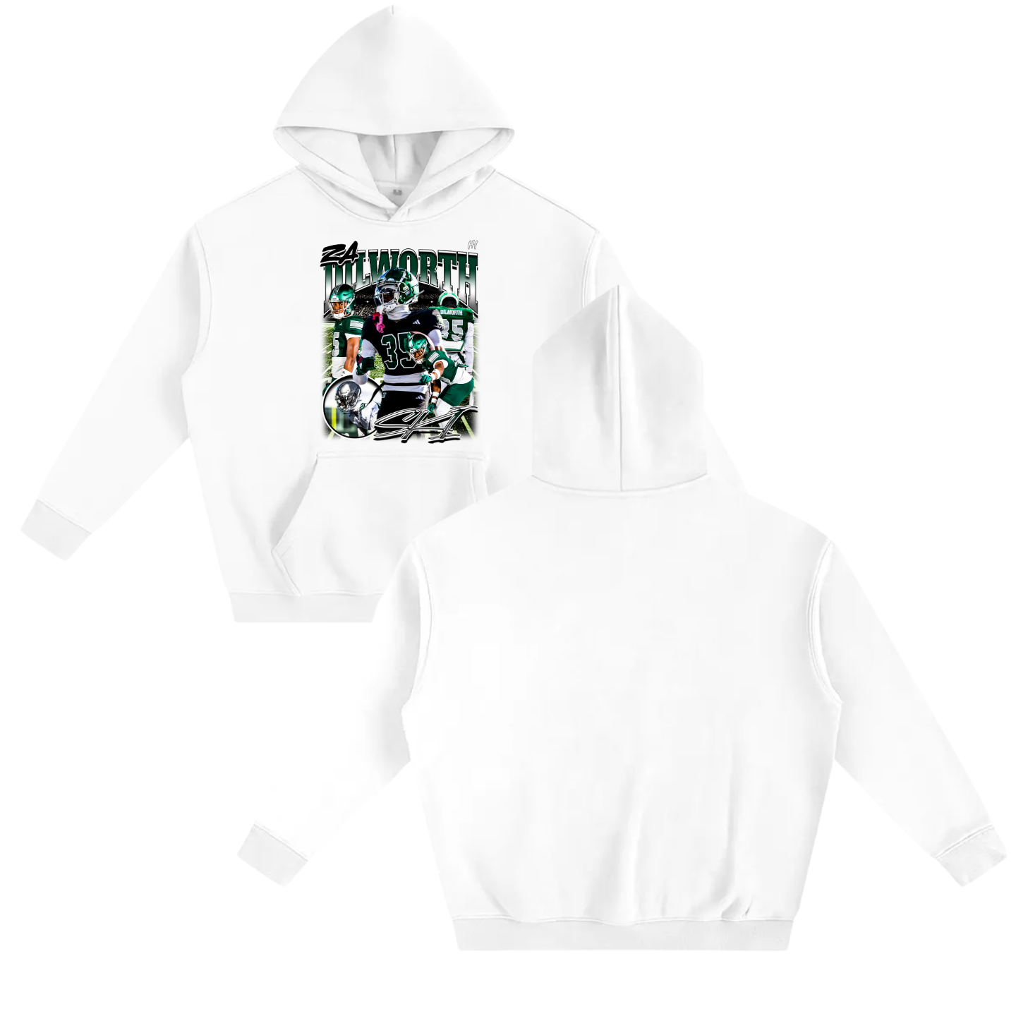 Za Dilworth Oversize Fleeced Hoodie