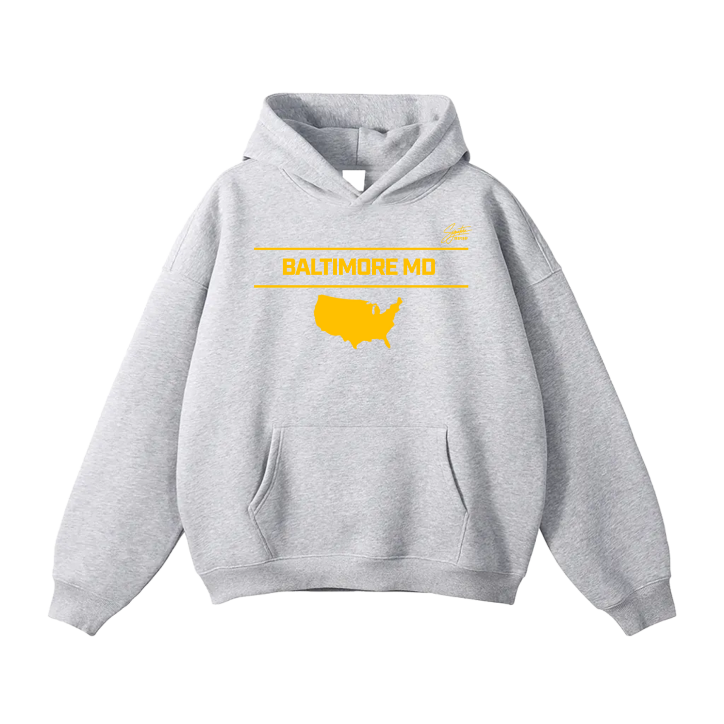 Elijah Hall Oversize Fleeced Hoodie