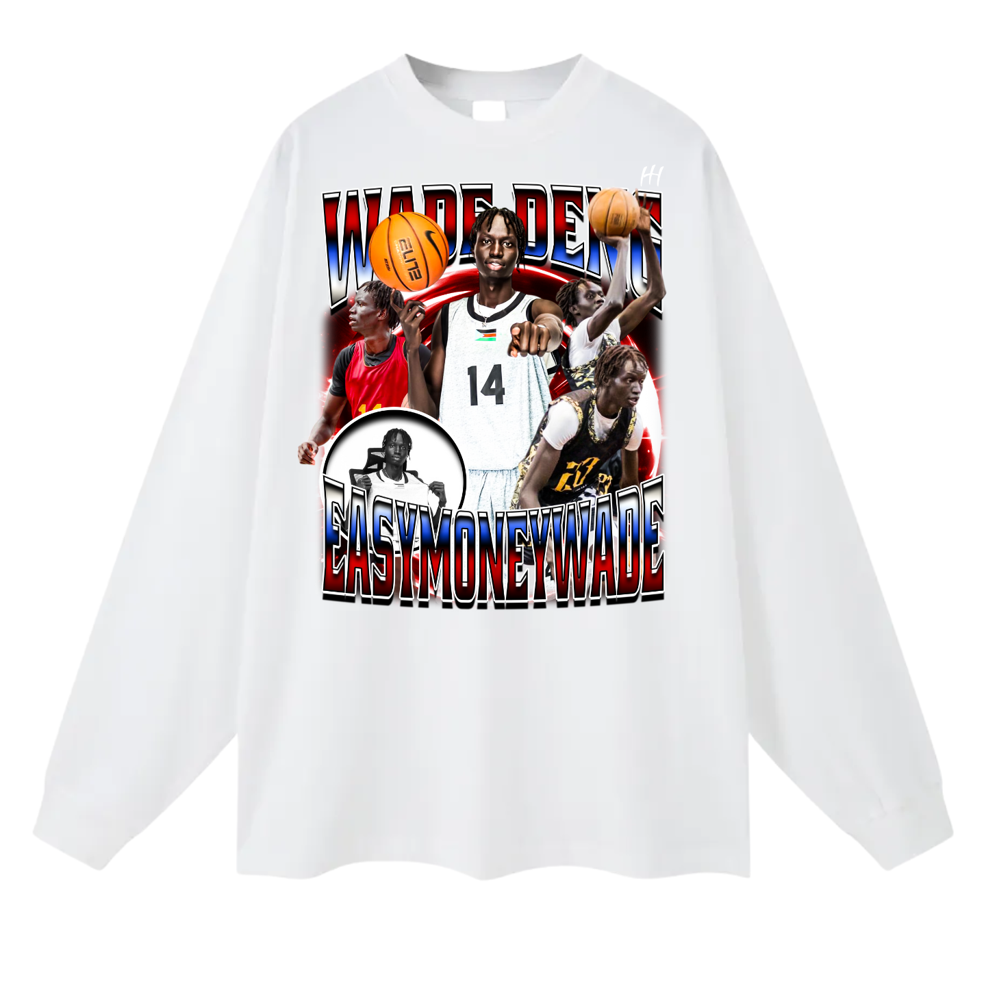 Wade Deng Malual Long Sleeve Tee