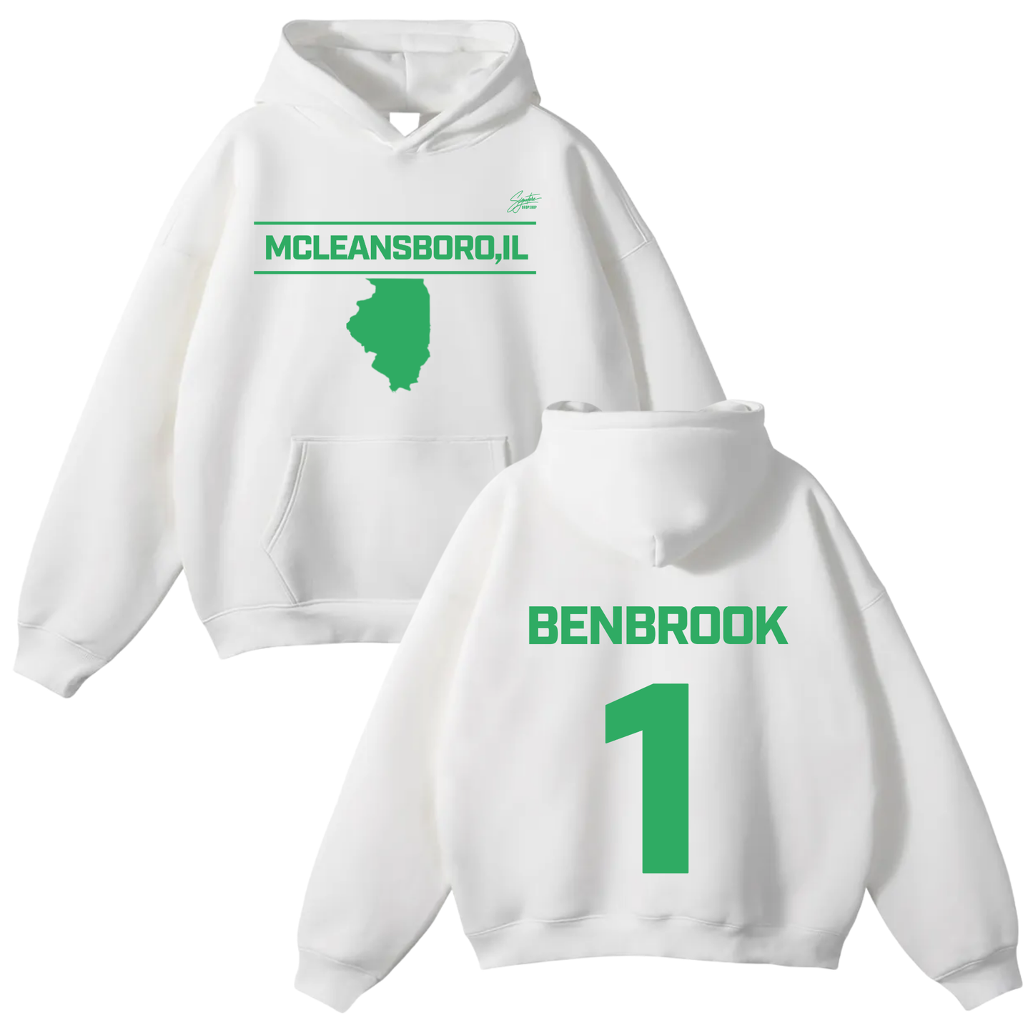 Dallas Benbrook Oversize Fleeced Hoodie