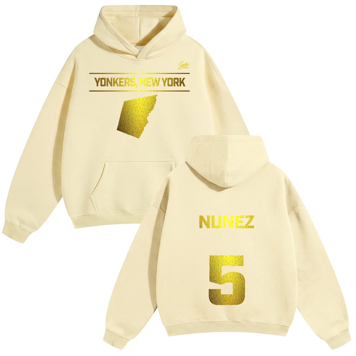 JL Nunez Oversize Fleeced Hoodie