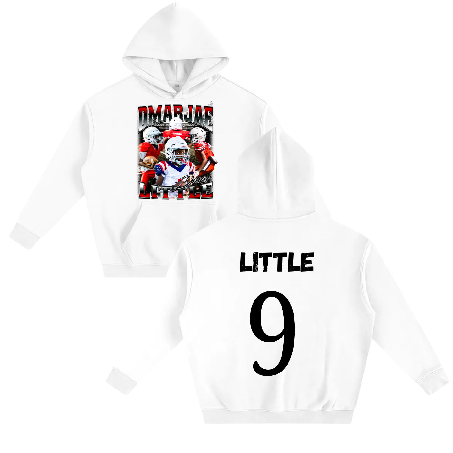 Dmarjae Little Oversize Fleeced Hoodie