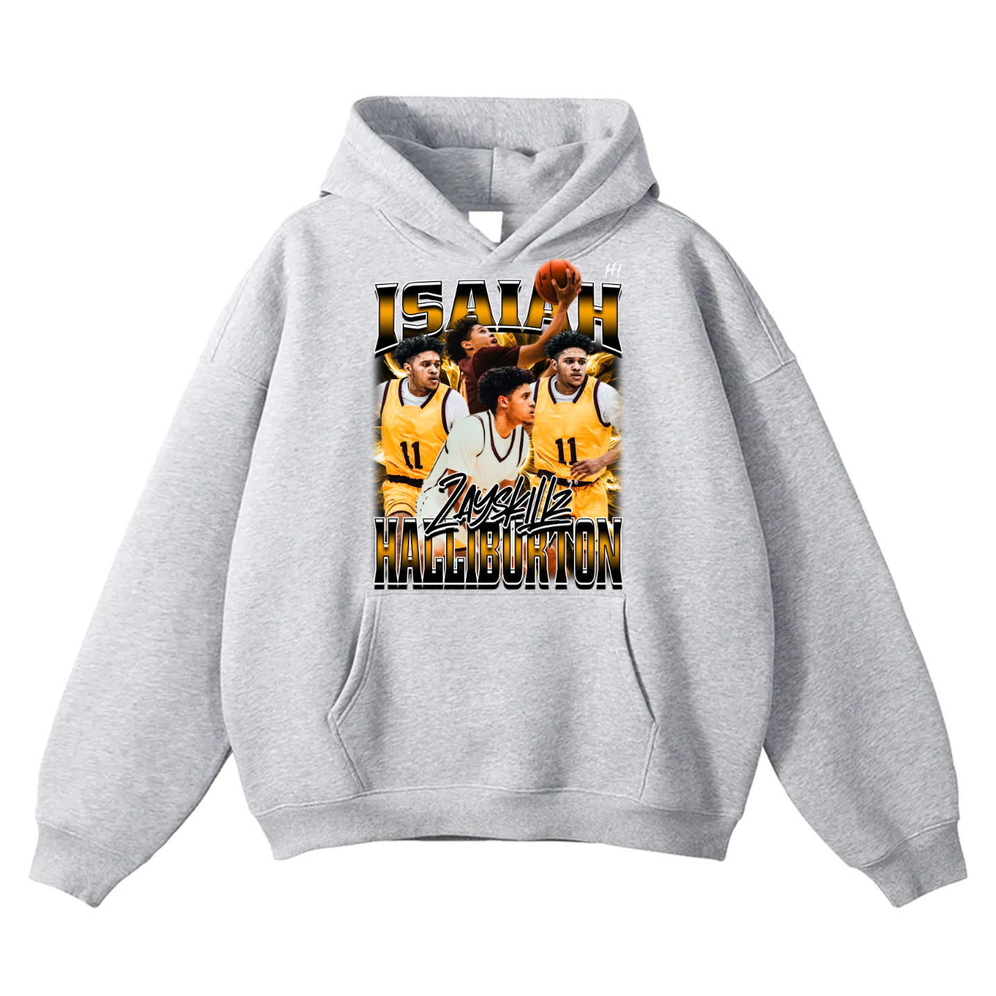 Isaiah Halliburton Oversize Fleeced Hoodie