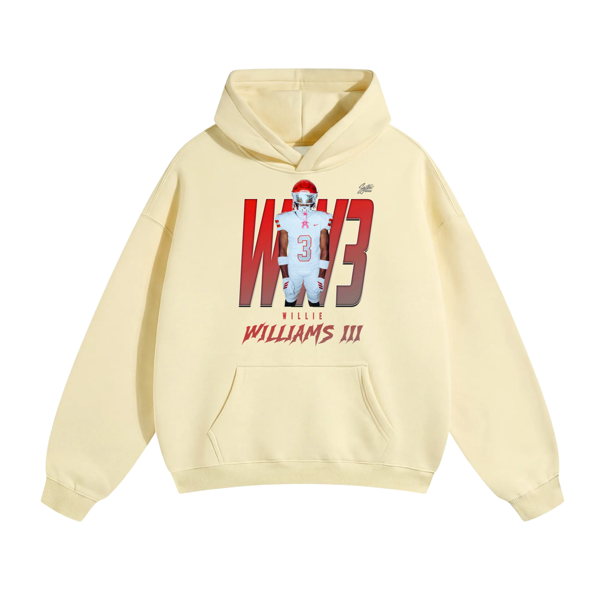 Willie Williams III Oversize Fleeced Hoodie