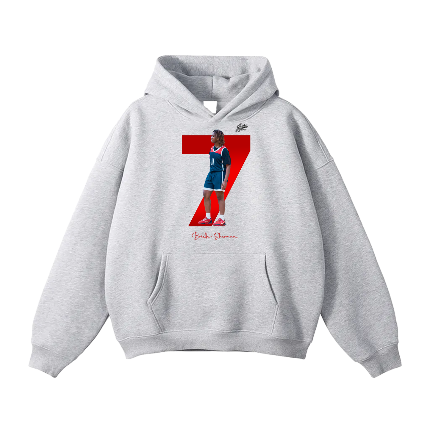 Brielle Sherman Oversize Fleeced Hoodie