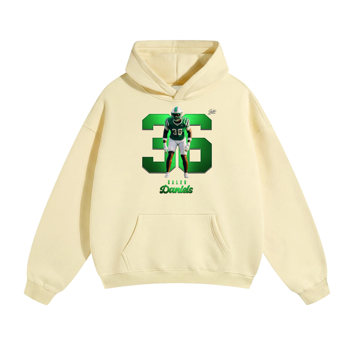 Kaleb Daniels Oversize Fleeced Hoodie