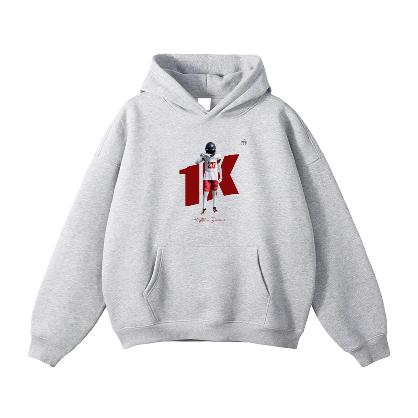 Krystion Jenkins Oversize Fleeced Hoodie