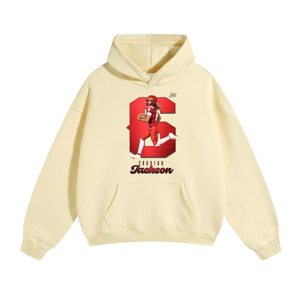 Terrion Jackson Oversize Fleeced Hoodie