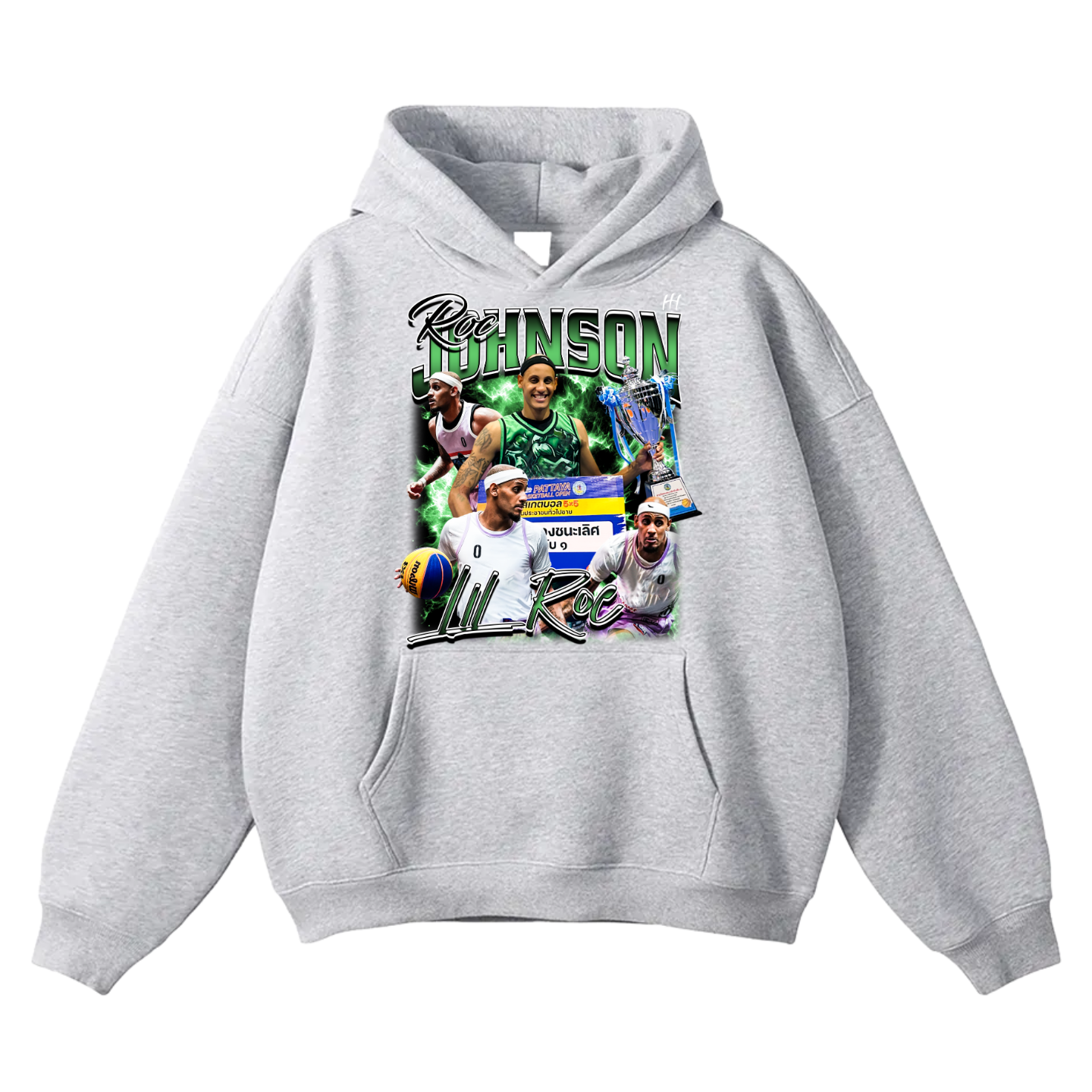 Roc Johnson Oversize Fleeced Hoodie