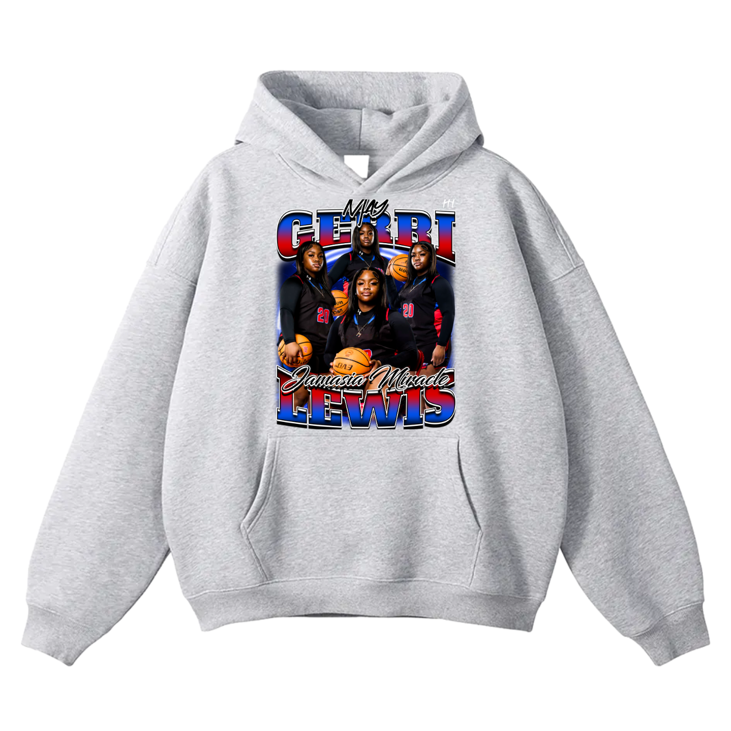 Gerri Jamasia Miracle Lewis Oversize Fleeced Hoodie