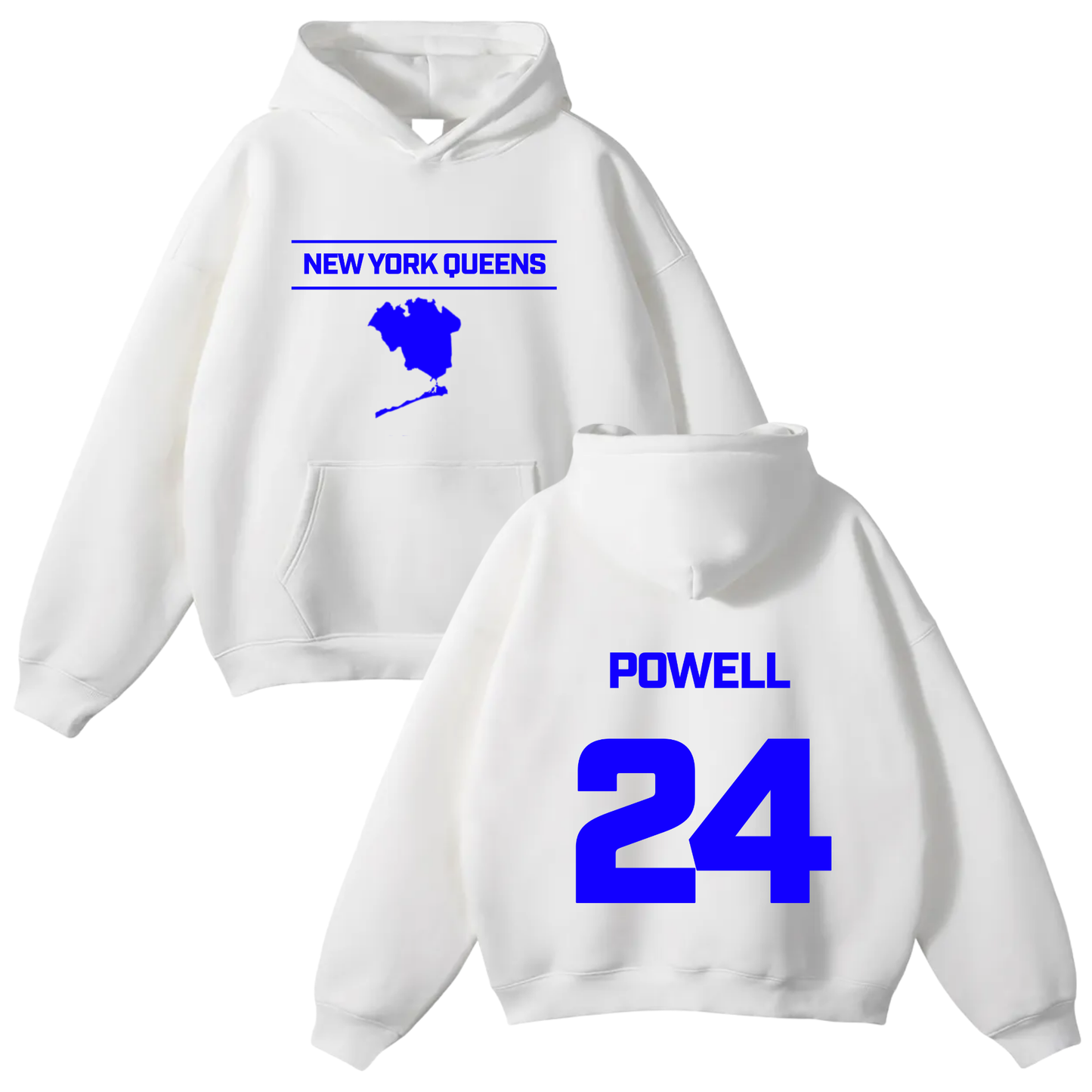 Jordan Powell Oversize Fleeced Hoodie