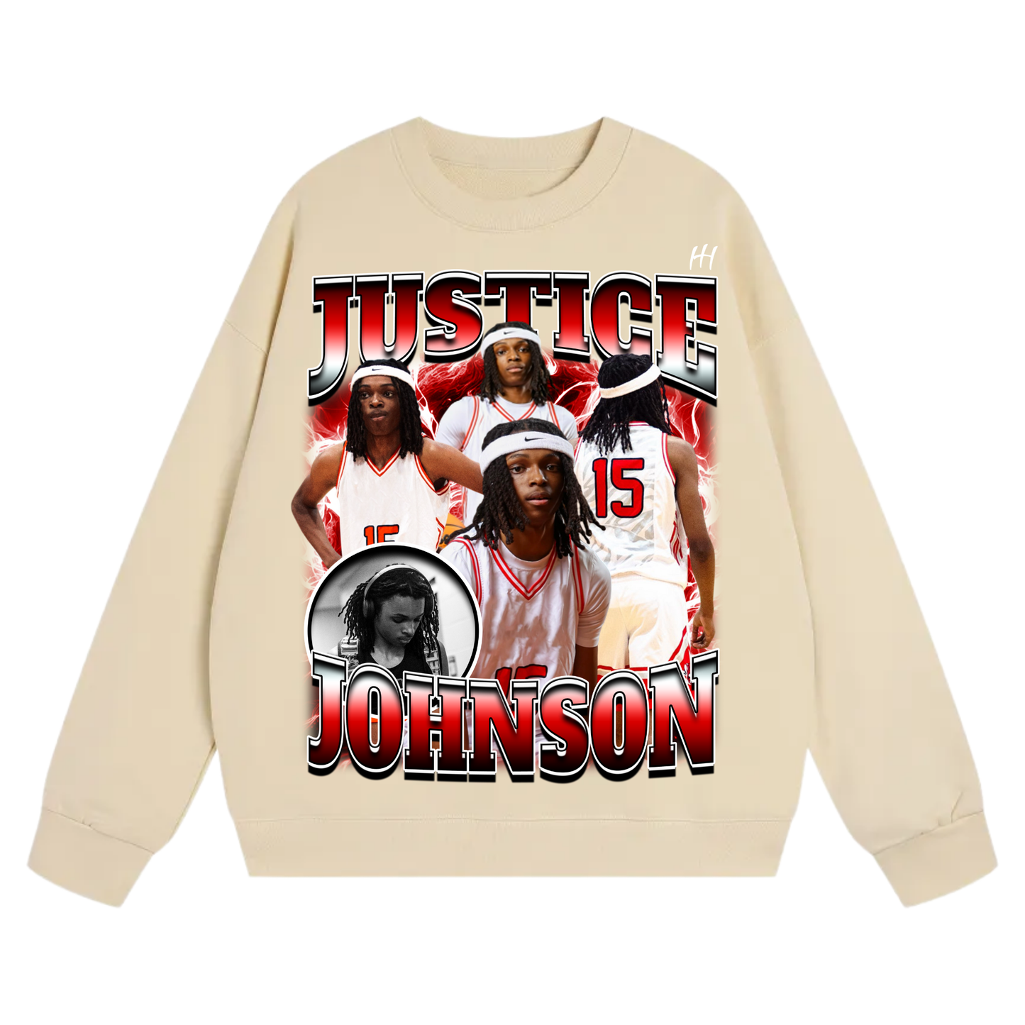 Justice Johnson 2 Heavyweight Crewneck Sweatshirt