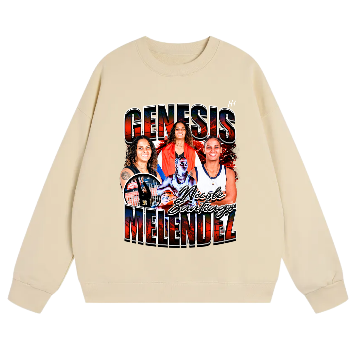 Genesis Nicole Santiago Melendez Heavyweight Crewneck Sweatshirt