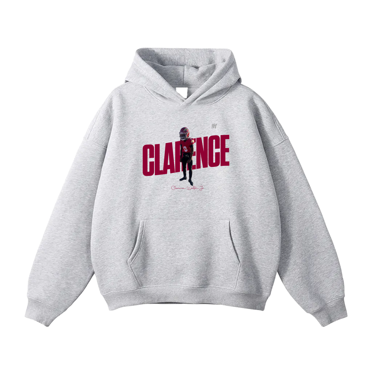 Clarence Walton JR Oversize Fleeced Hoodie