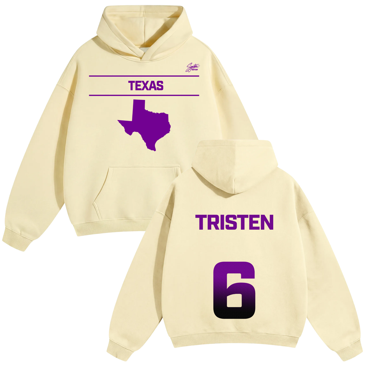 Tristen Davis Oversize Fleeced Hoodie