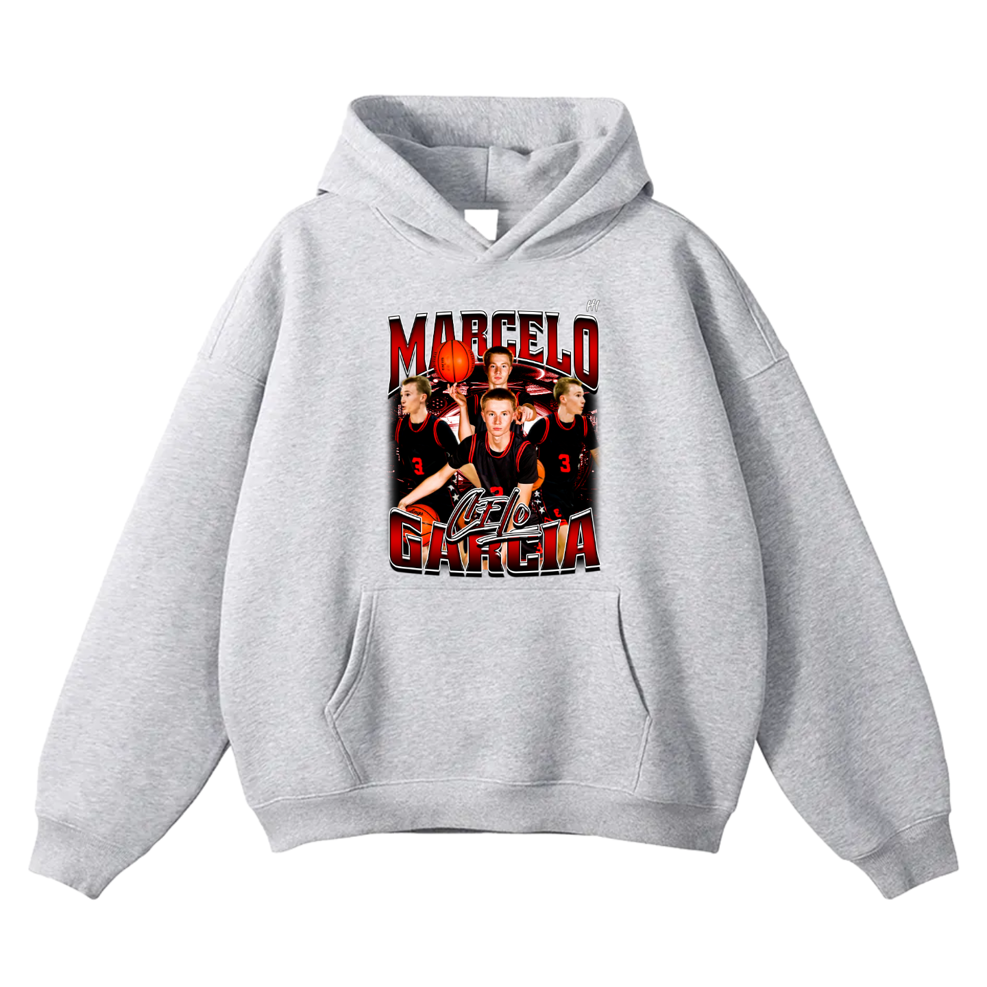 Marcelo Garcia Oversize Fleeced Hoodie
