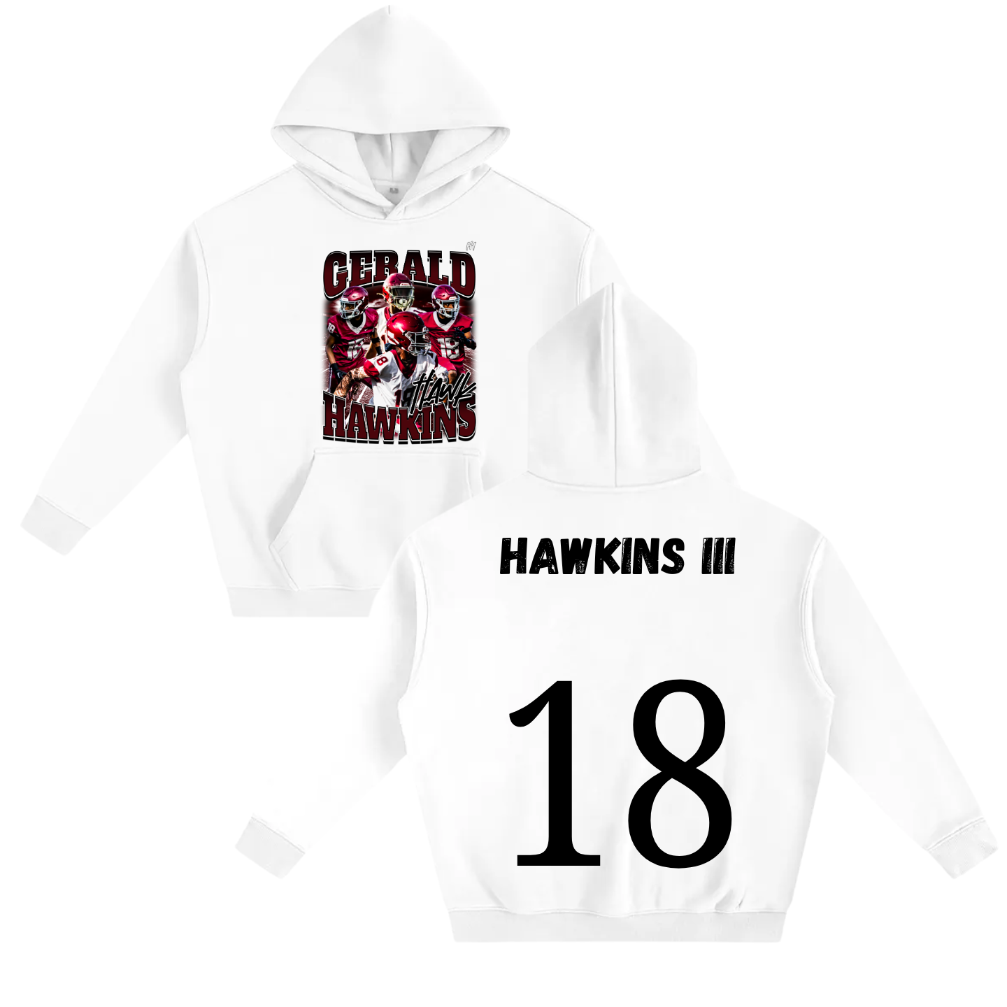 Gerald Hawkins Oversize Fleeced Hoodie