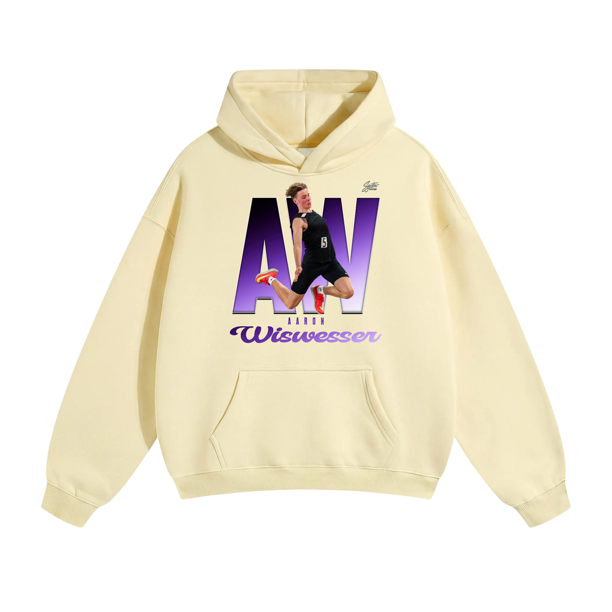 Aaron Wiswesser Oversize Fleeced Hoodie