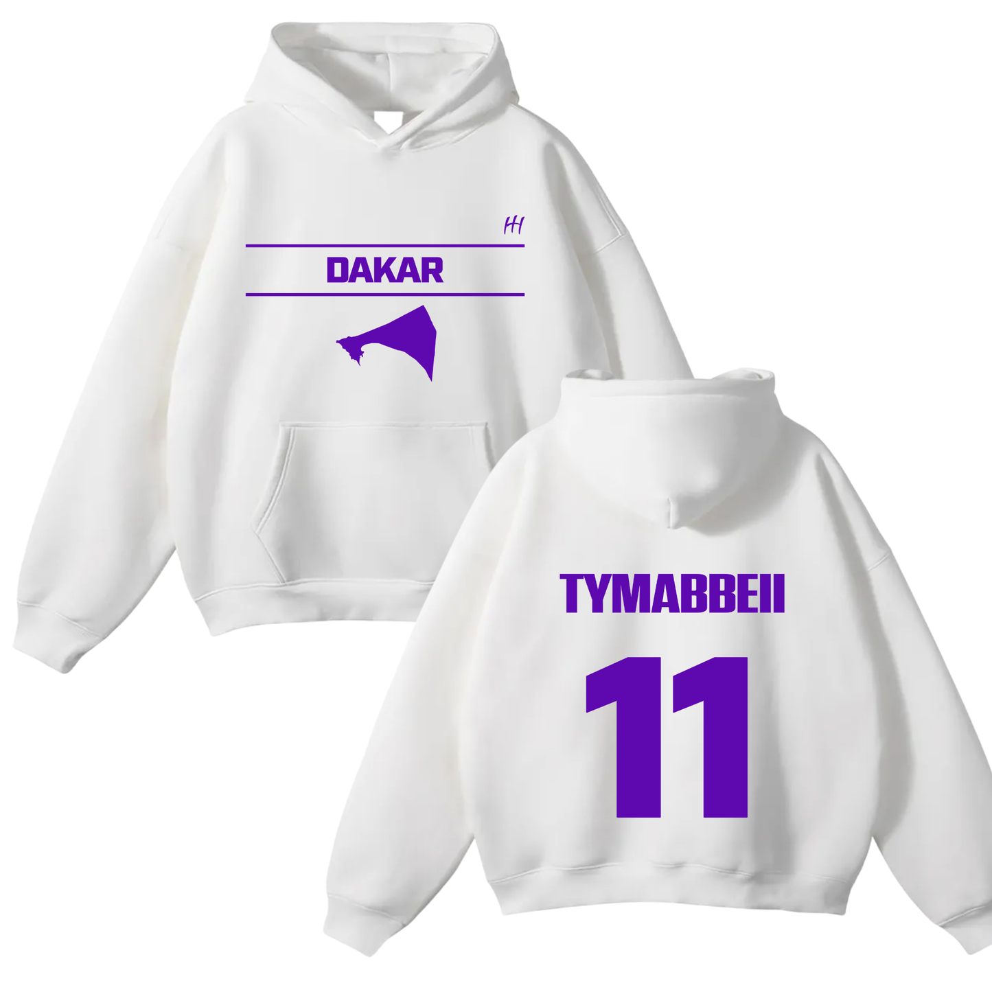 Maty Laye Diagne Oversize Fleeced Hoodie