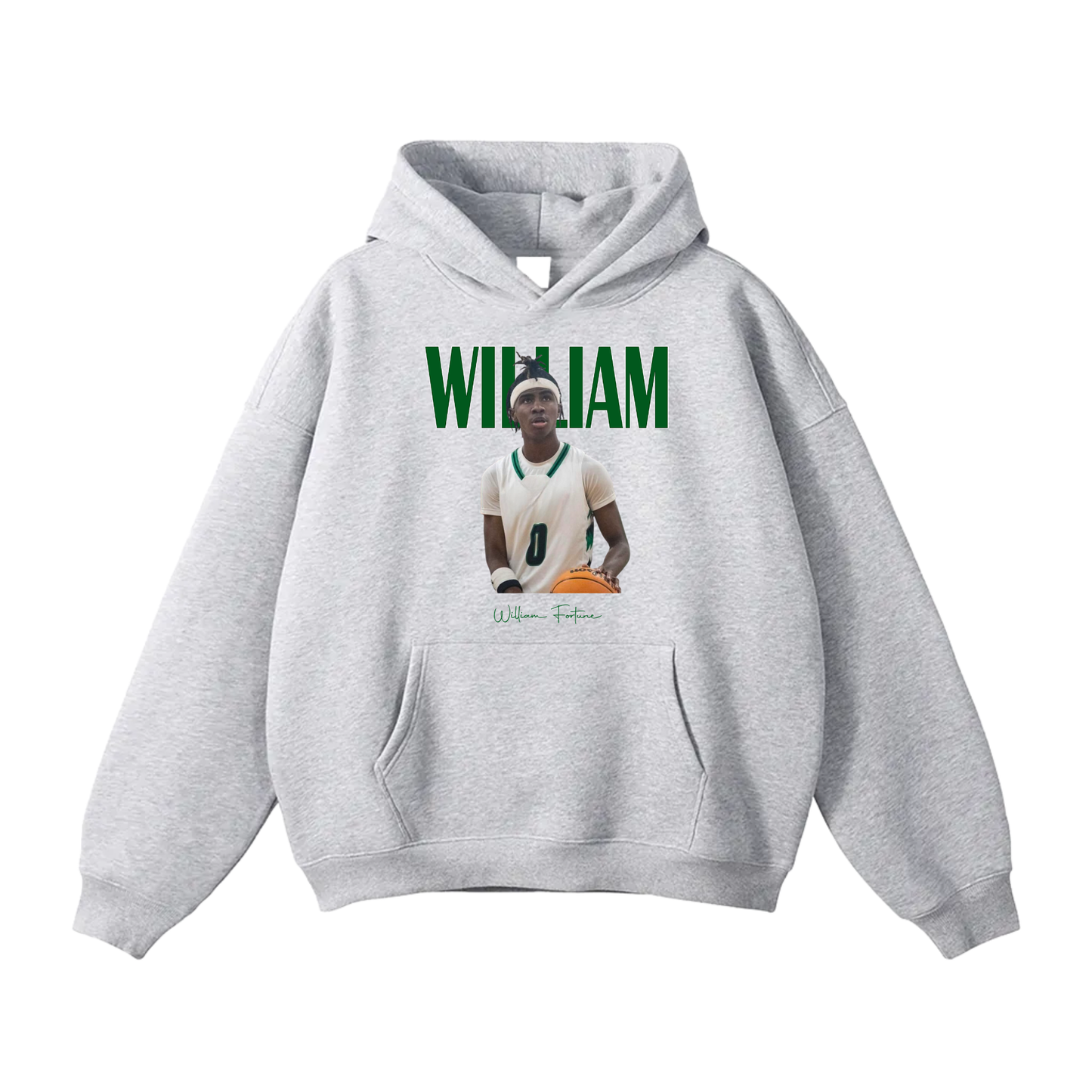 William Fortune Oversize Fleeced Hoodie