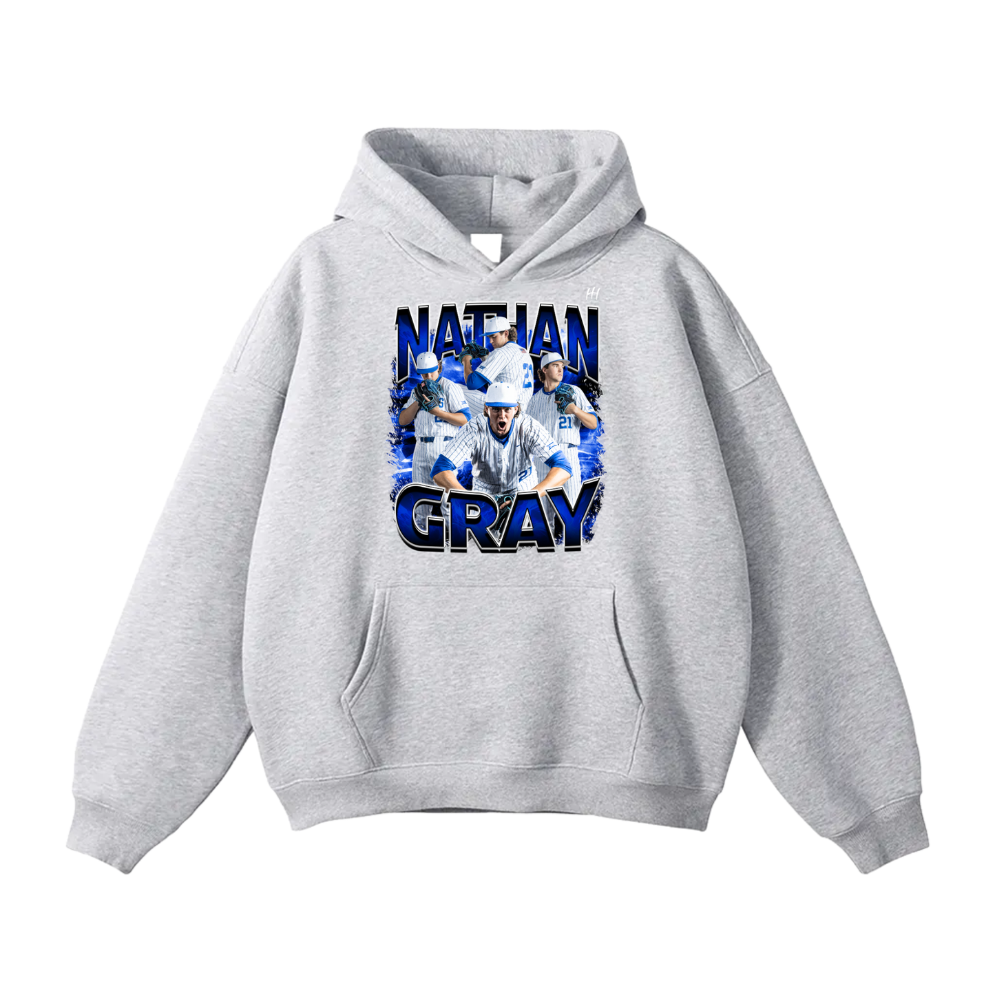 Nathan Gray Oversize Fleeced Hoodie