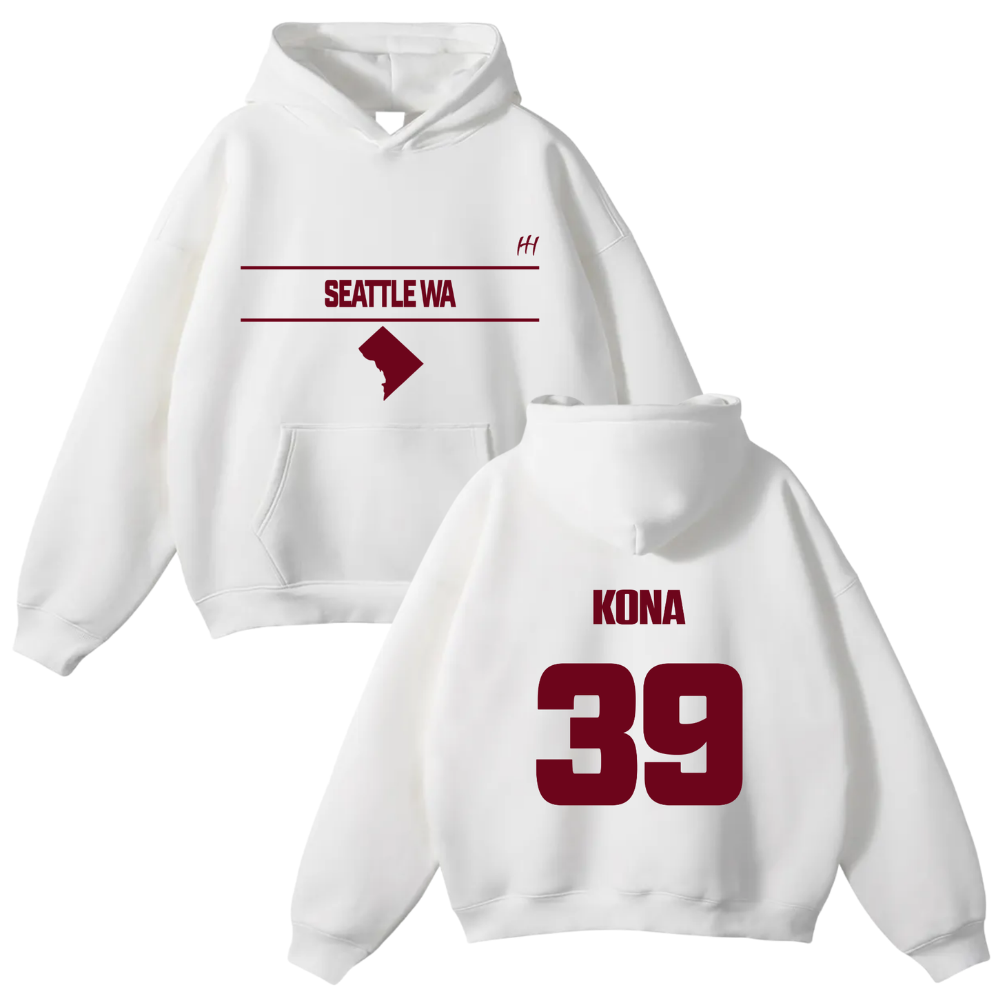 Joshua Moultrie Oversize Fleeced Hoodie