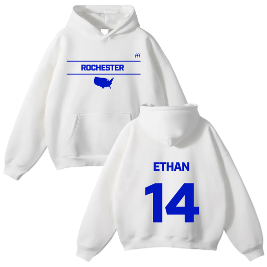 Ethan Krog Oversize Fleeced Hoodie