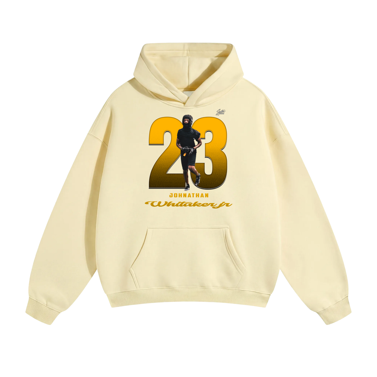 Johnathan Whitaker jr Oversize Fleeced Hoodie