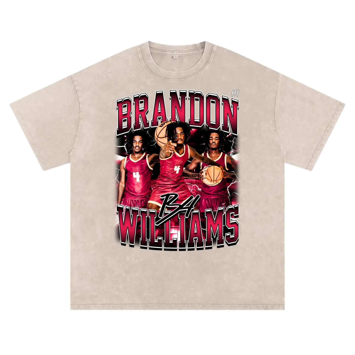Brandon Williams Heavyweight Oversized T-shirt