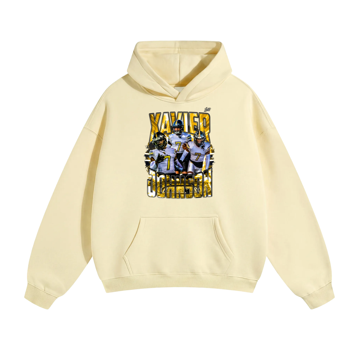 Xavier Johnson Oversize Fleeced Hoodie