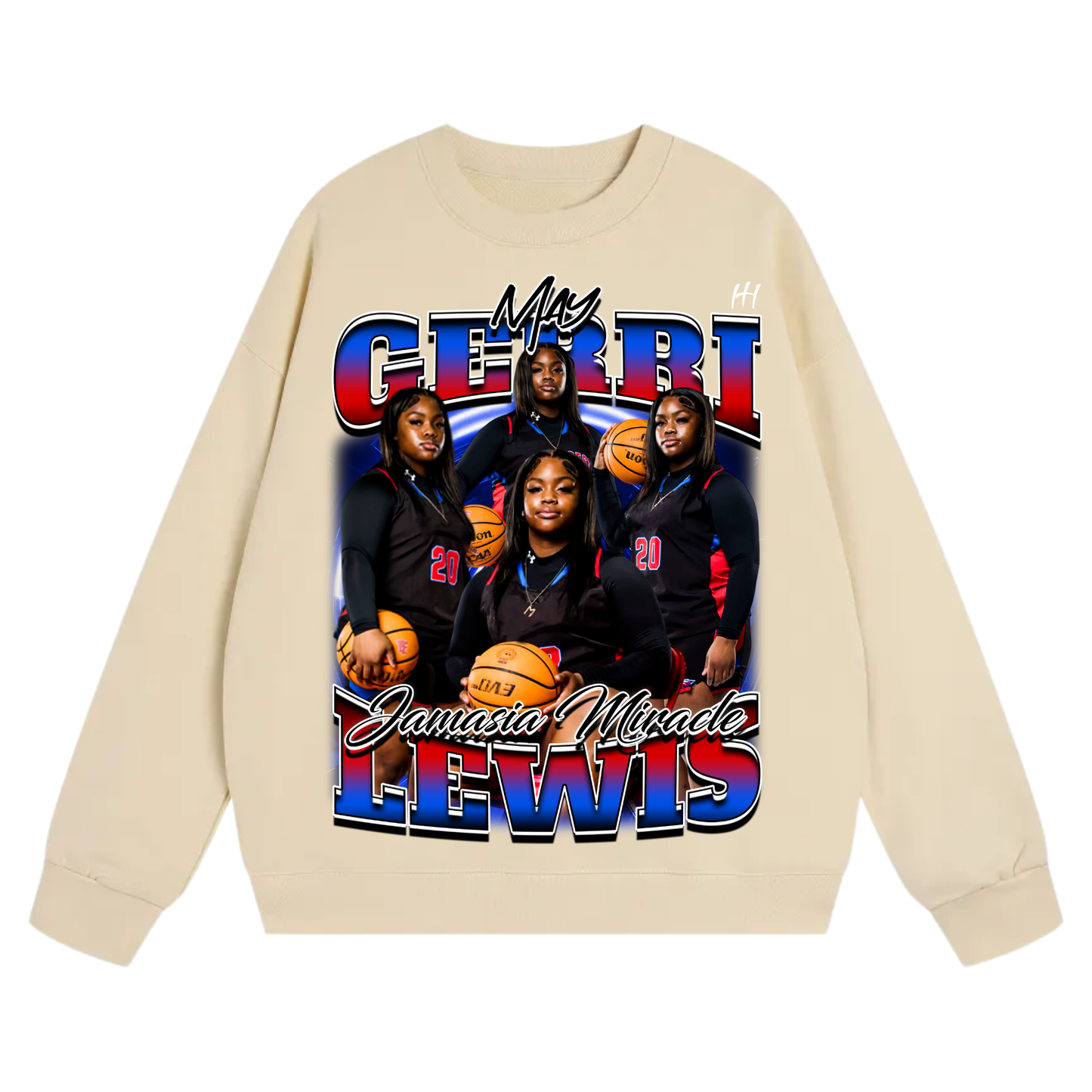 Gerri Jamasia Miracle Lewis Heavyweight Crewneck Sweatshirt