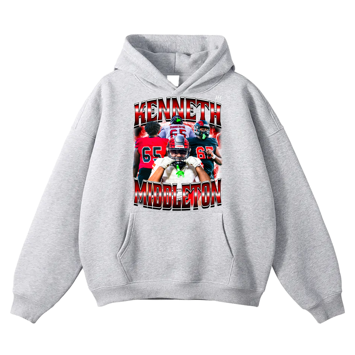 Kenneth Middleton Oversize Fleeced Hoodie