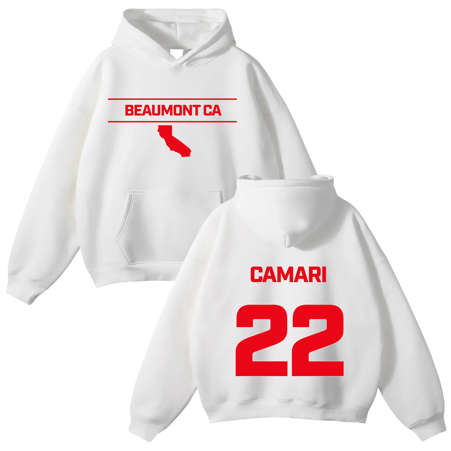 Camari Irving Williams Oversize Fleeced Hoodie