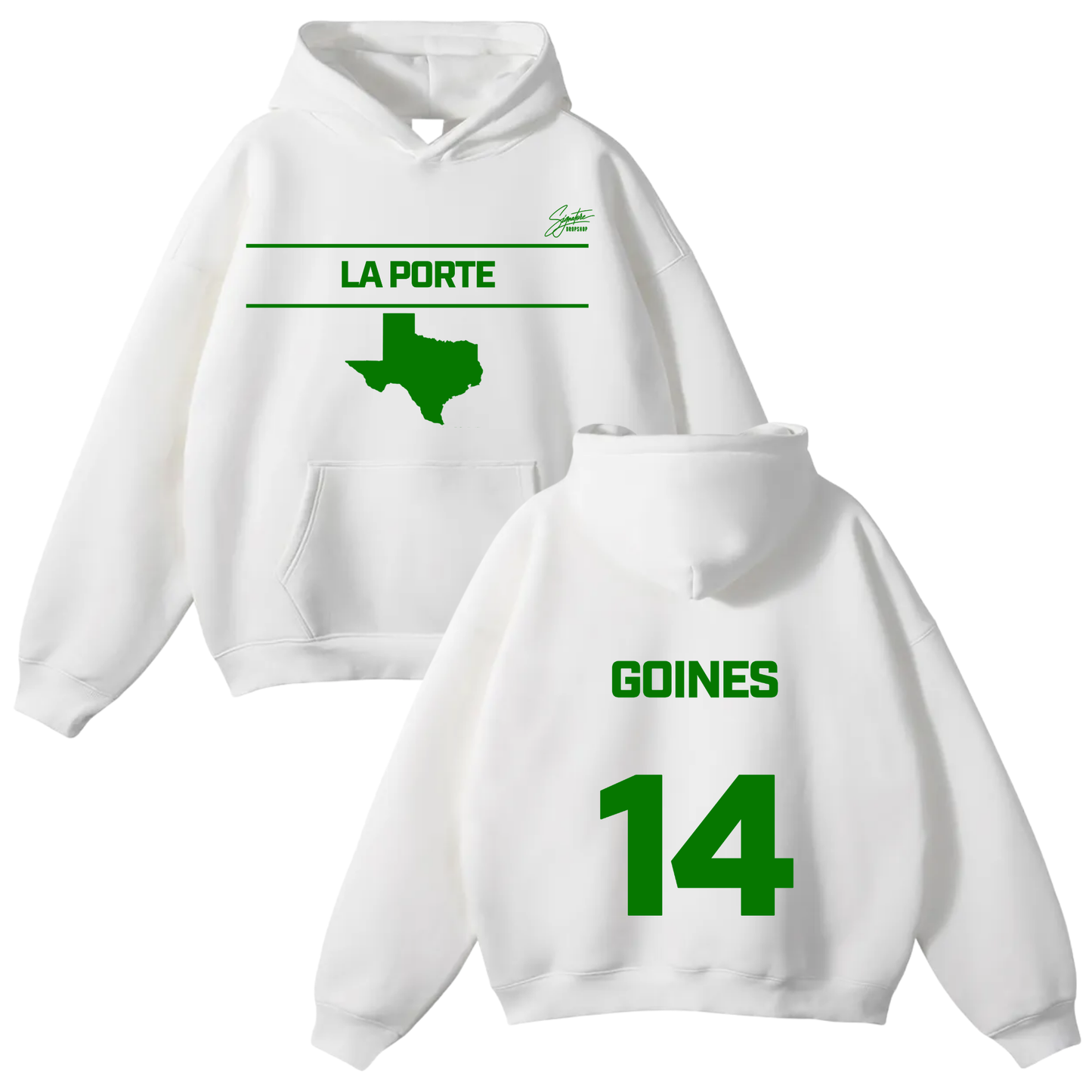 James Goines Oversize Fleeced Hoodie