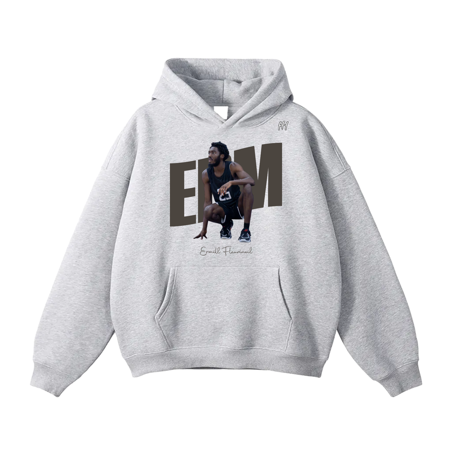 Ermill Fleurinvil Oversize Fleeced Hoodie