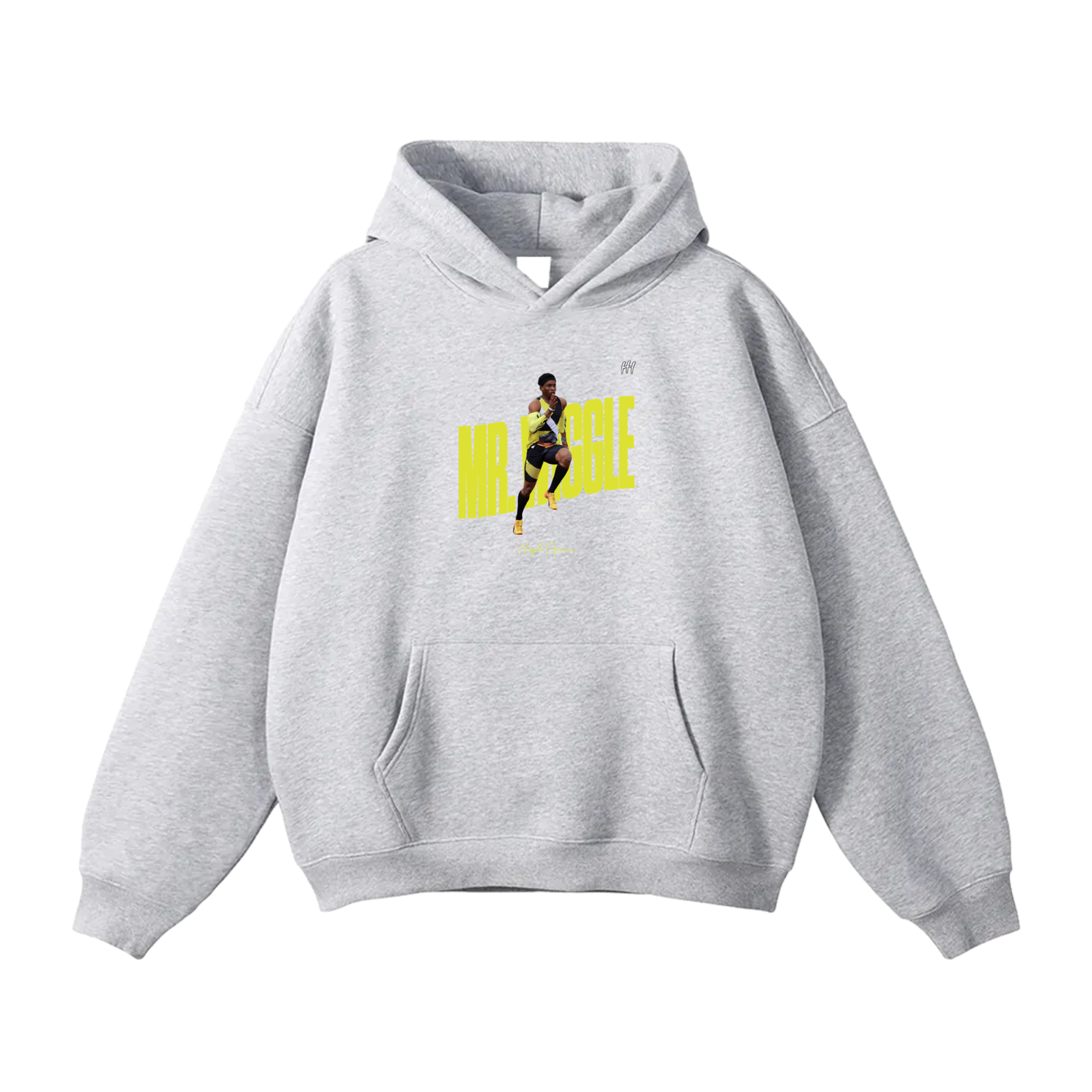 Nigel Green Oversize Fleeced Hoodie