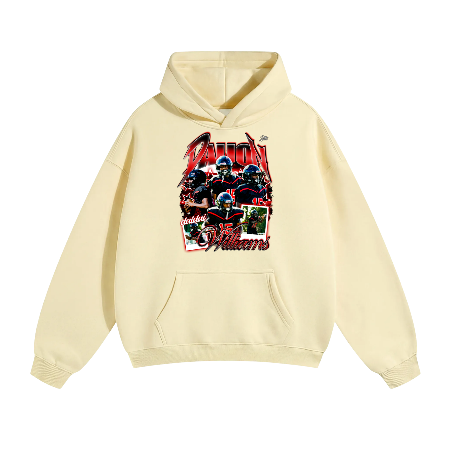 Daijon Williams Oversize Fleeced Hoodie