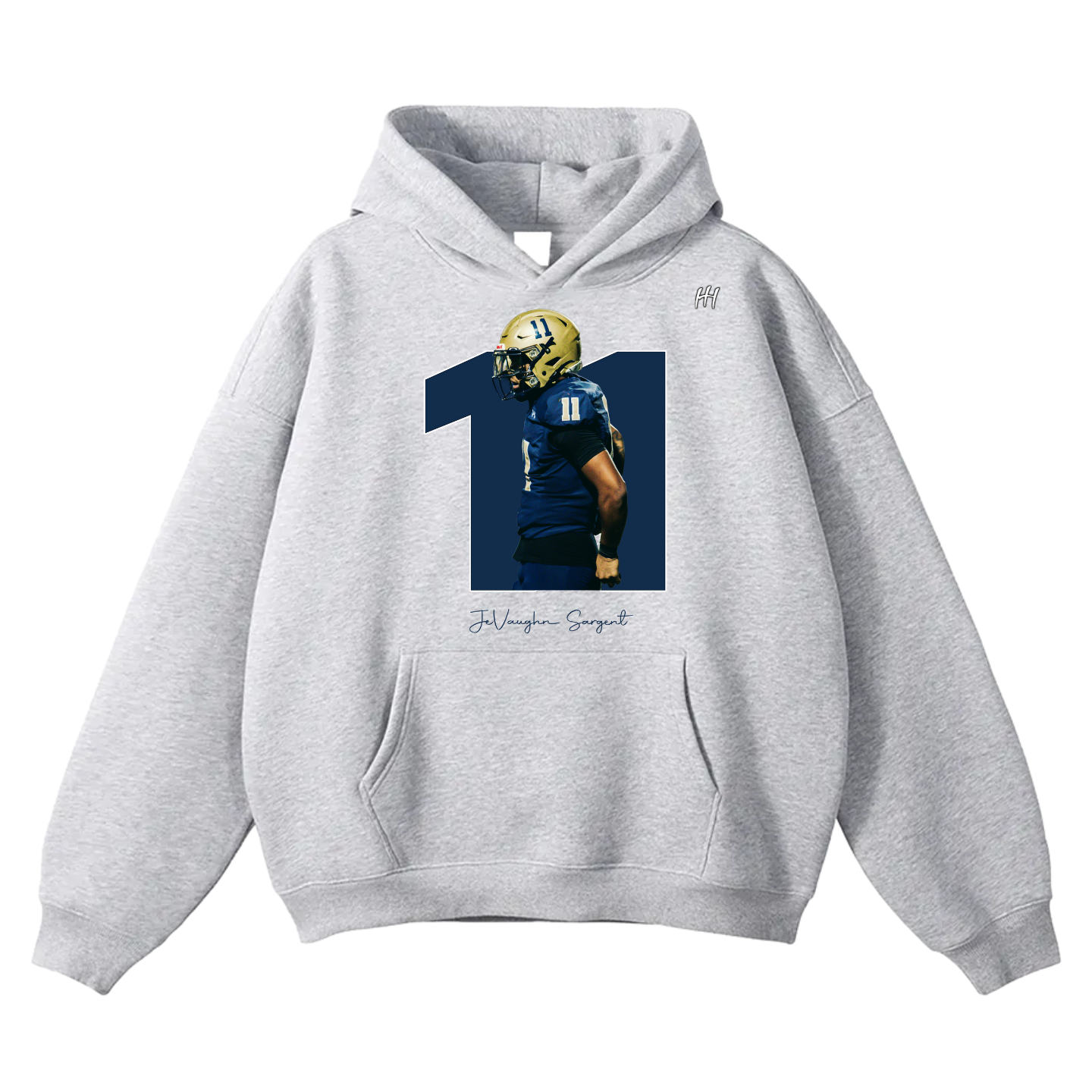 JeVaughn Sargent Oversize Fleeced Hoodie