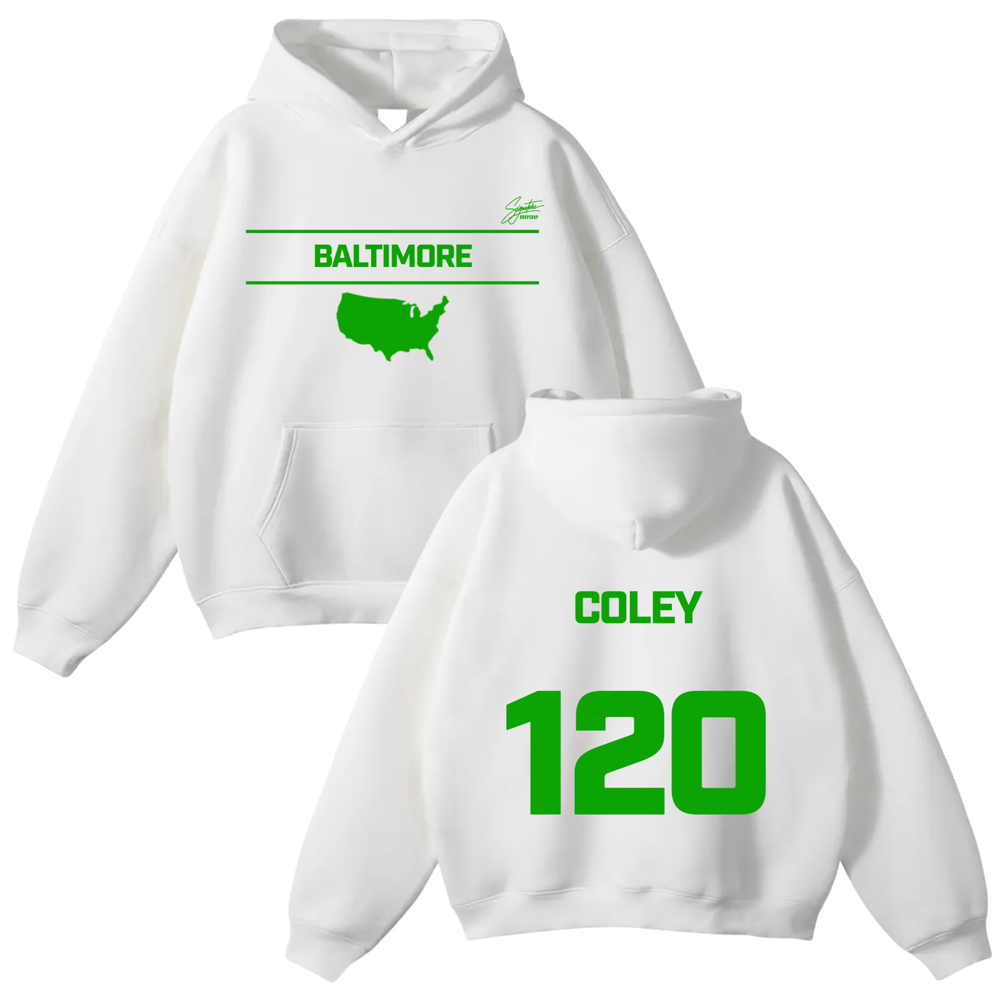 Sha’vion Coley Oversize Fleeced Hoodie