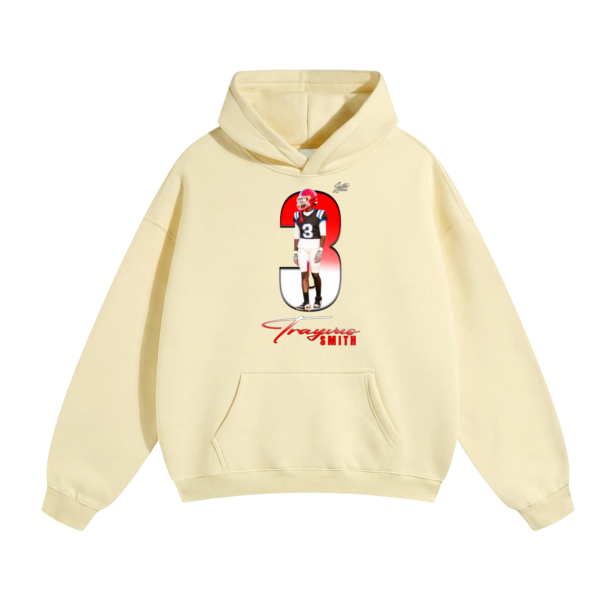Trayvus Smith Oversize Fleeced Hoodie