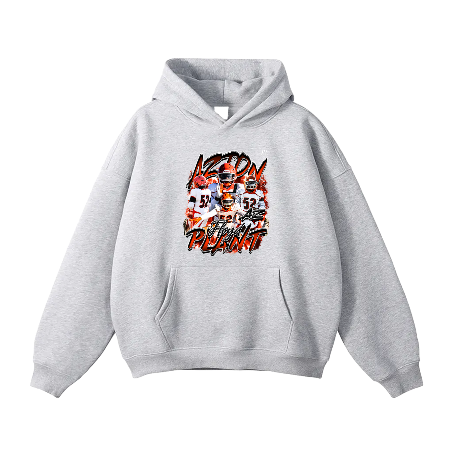 Azion Floyd Plant Oversize Fleeced Hoodie