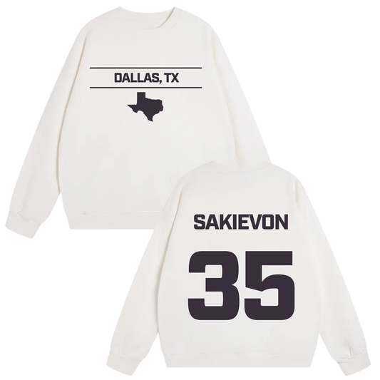 Sakievon Gordwin Heavyweight Crewneck Sweatshirt